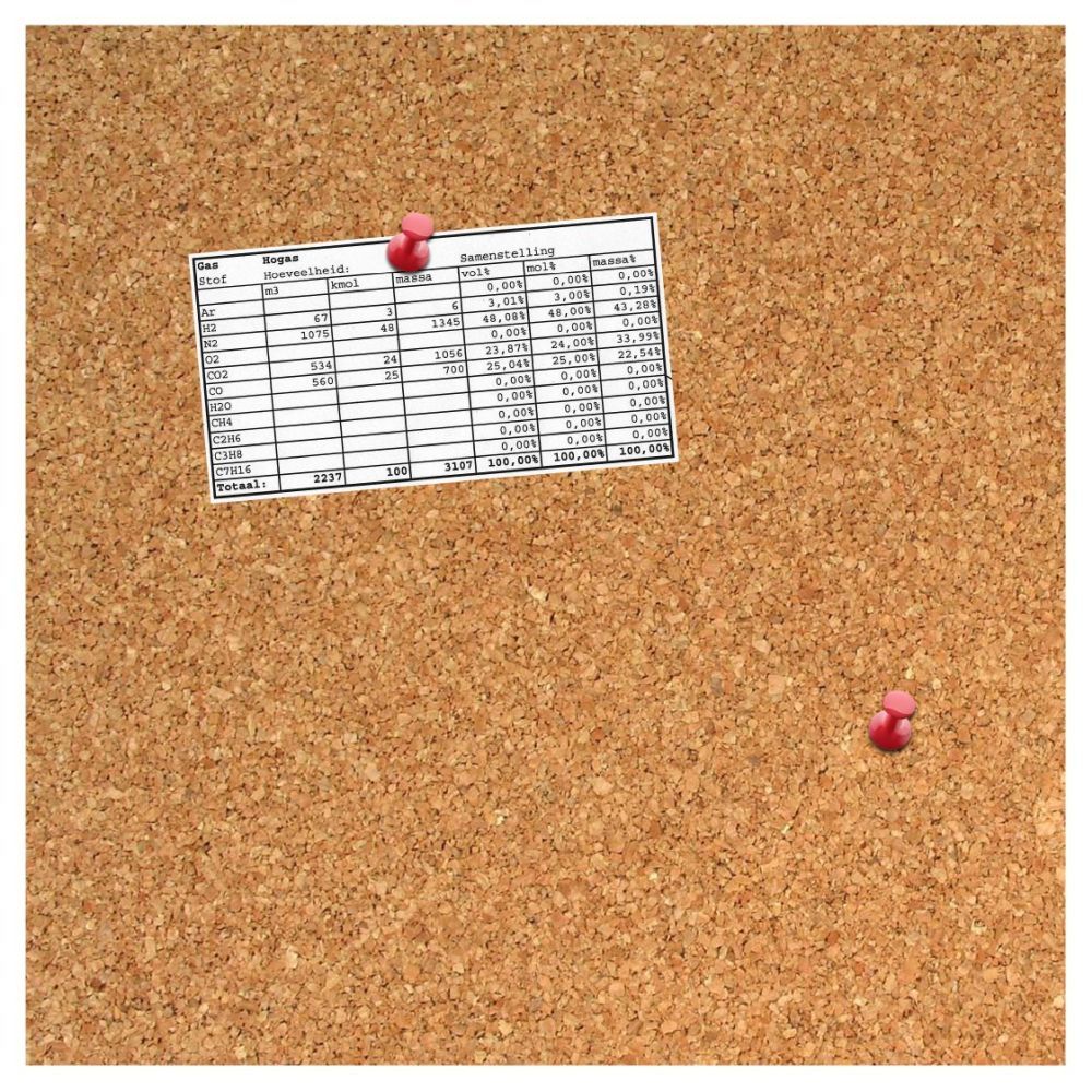 Prikbord 35x35 + Punaises