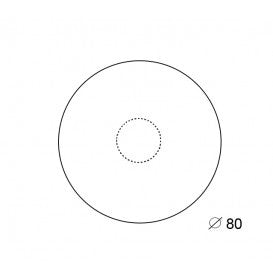 Bureaublad rond ø80cm