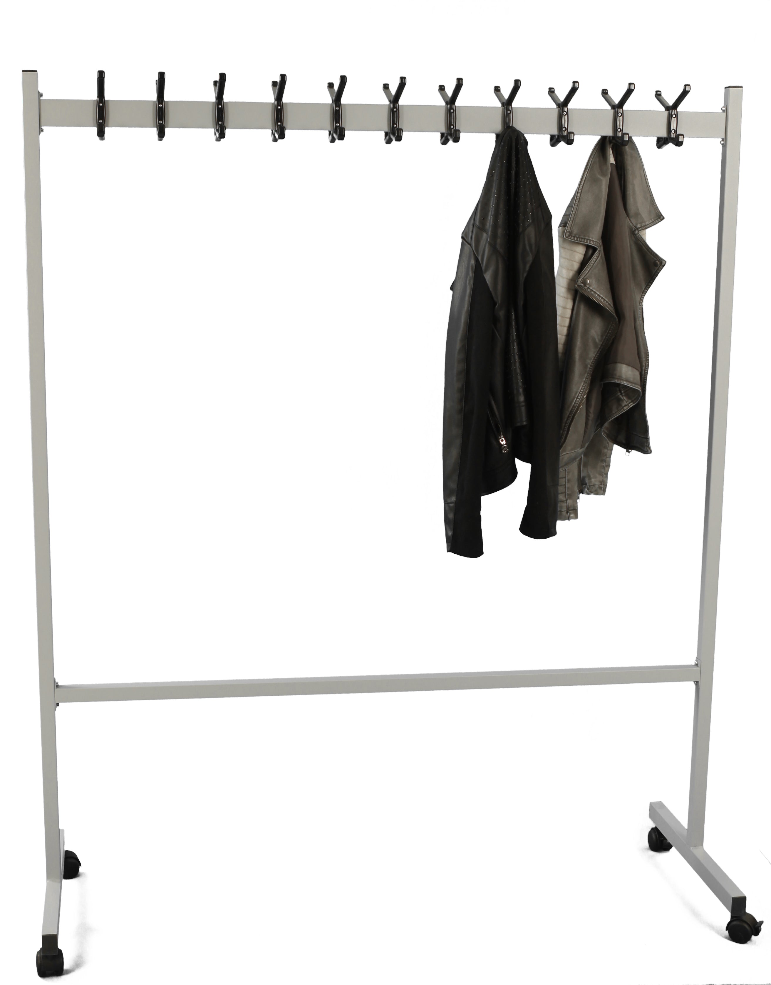 Verrijdbaar garderobe rek dubbelzijdig