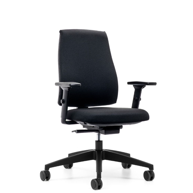 Prosedia Se7en Comfort LX151 ergonomische bureaustoel zwart NEN-EN 1335