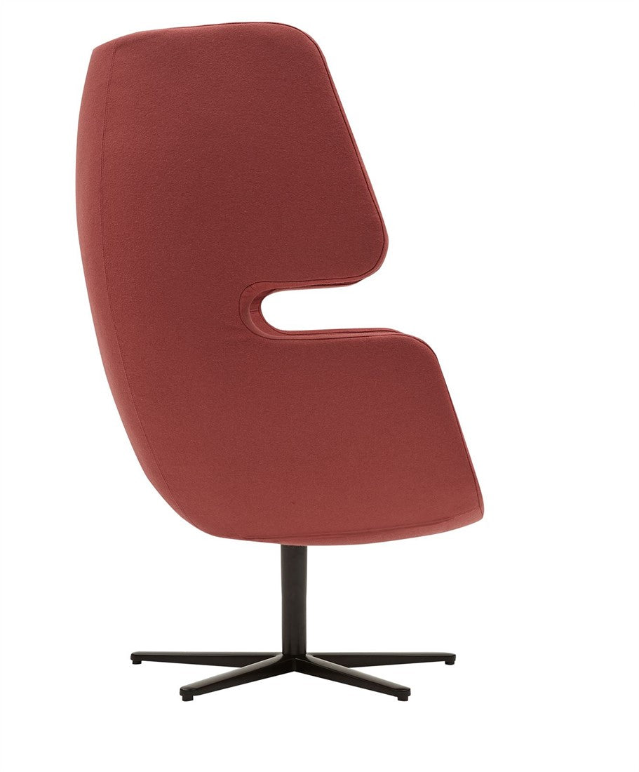 SOFTLINE Moai Swivel gestoffeerde loungefauteuil