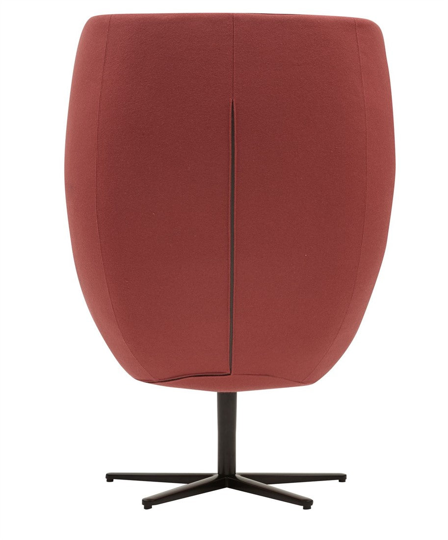 SOFTLINE Moai Swivel hoge gestoffeerde fauteuil