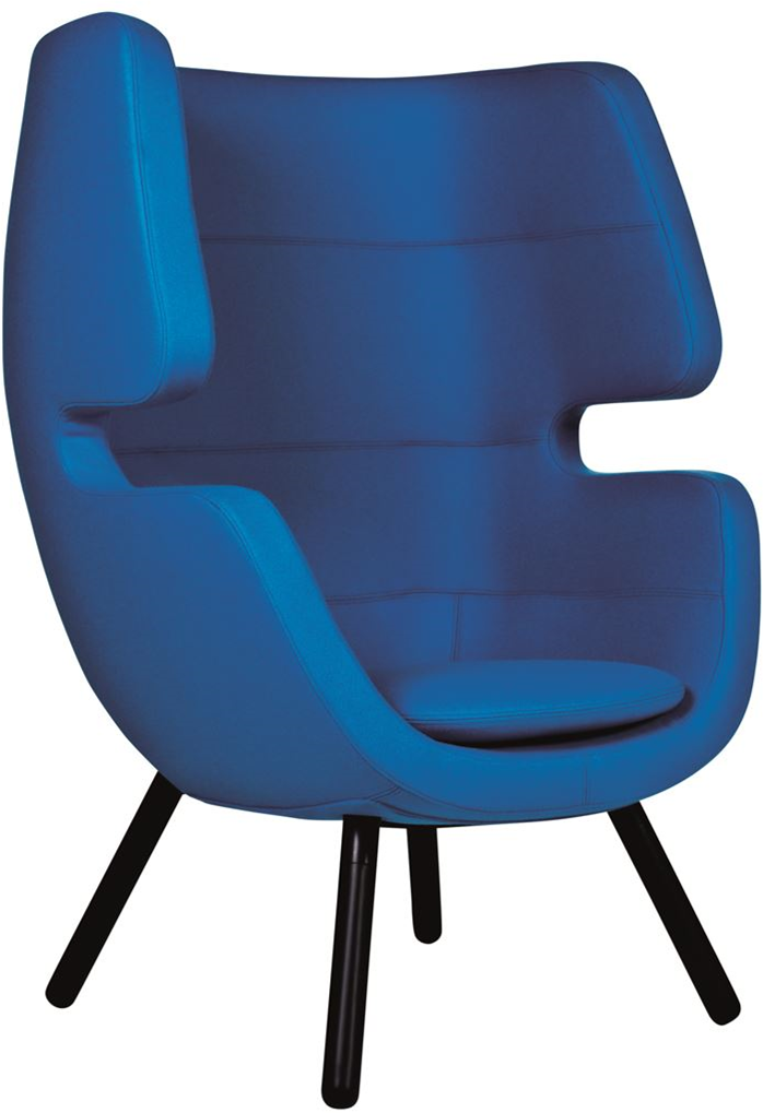 SOFTLINE Moai oorfauteuil design Philip Bro hoge rug 