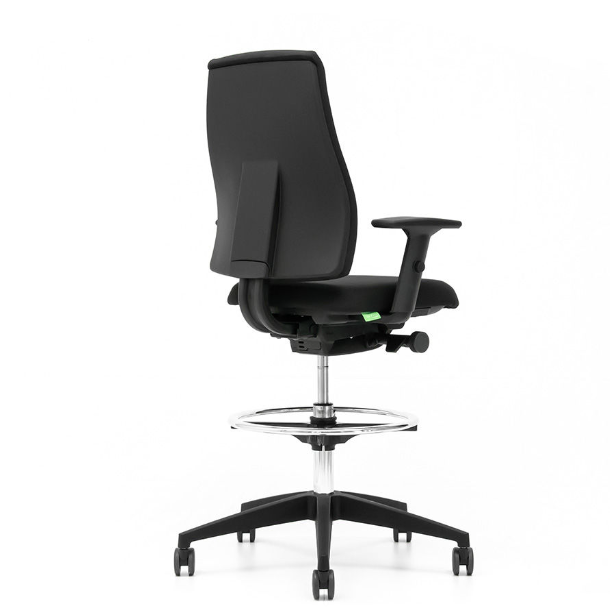 Se7en LX001 counterstoel met gestoffeerde rugleuning
