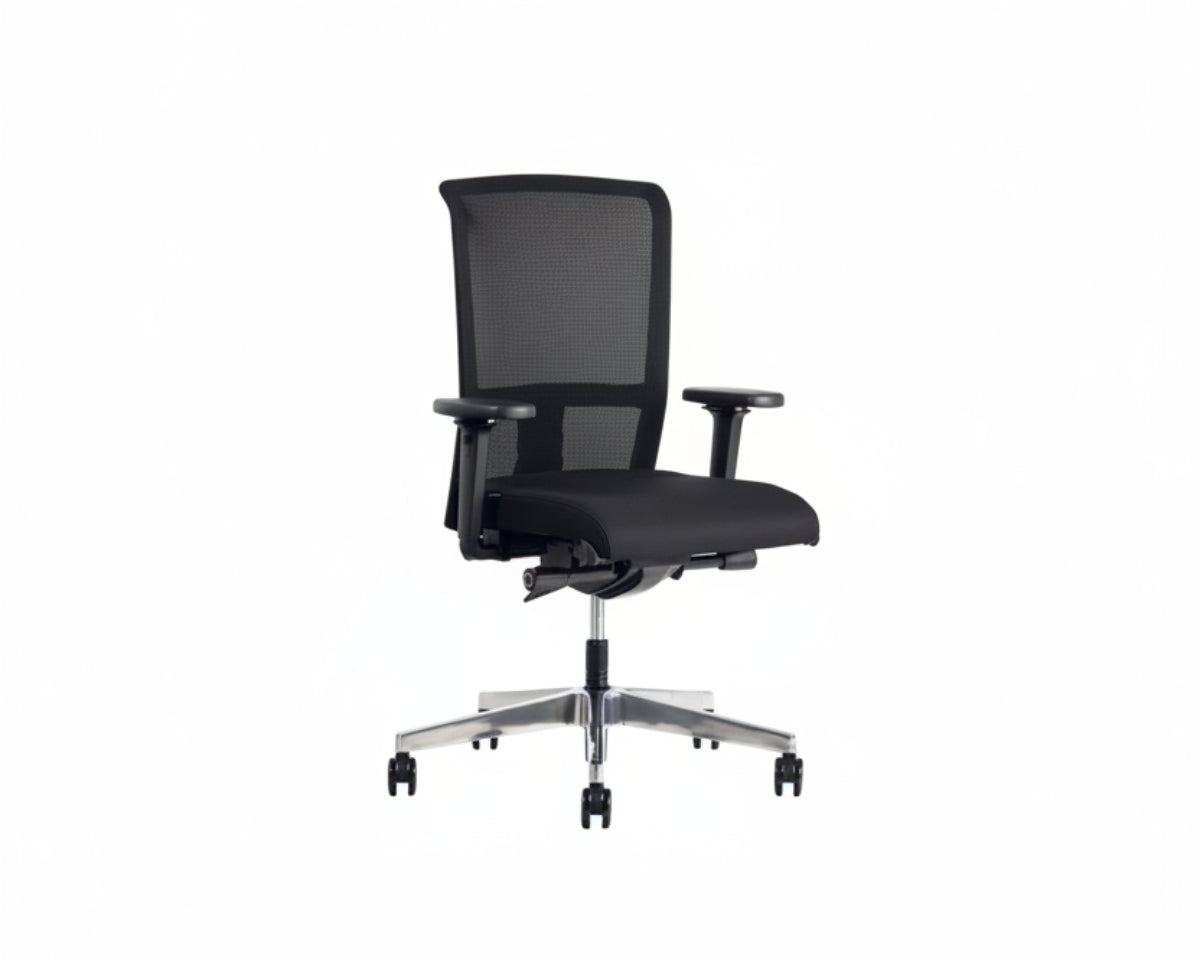 Se7en Pro LX212 zwarte ergonomische bureaustoel