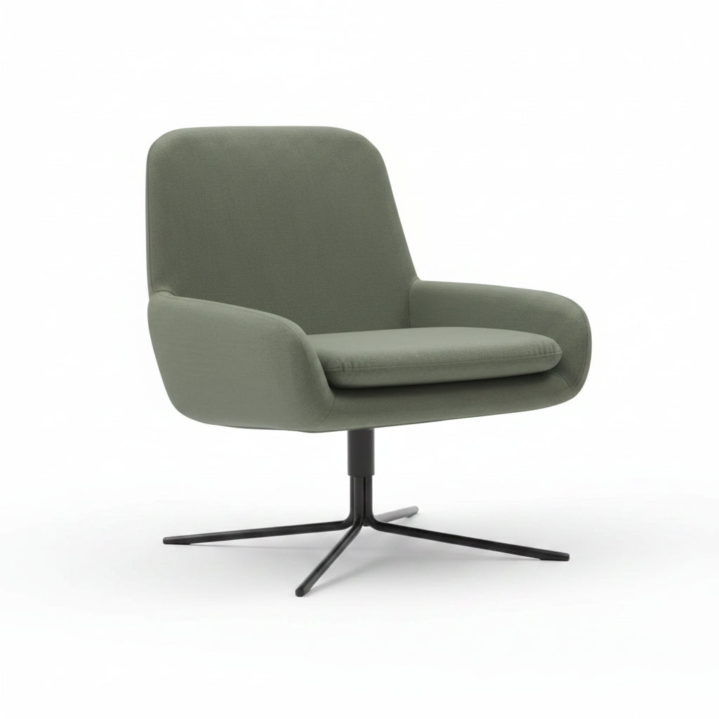 Softline Coco SW | Gestoffeerde Draaibare Lounge Fauteuil