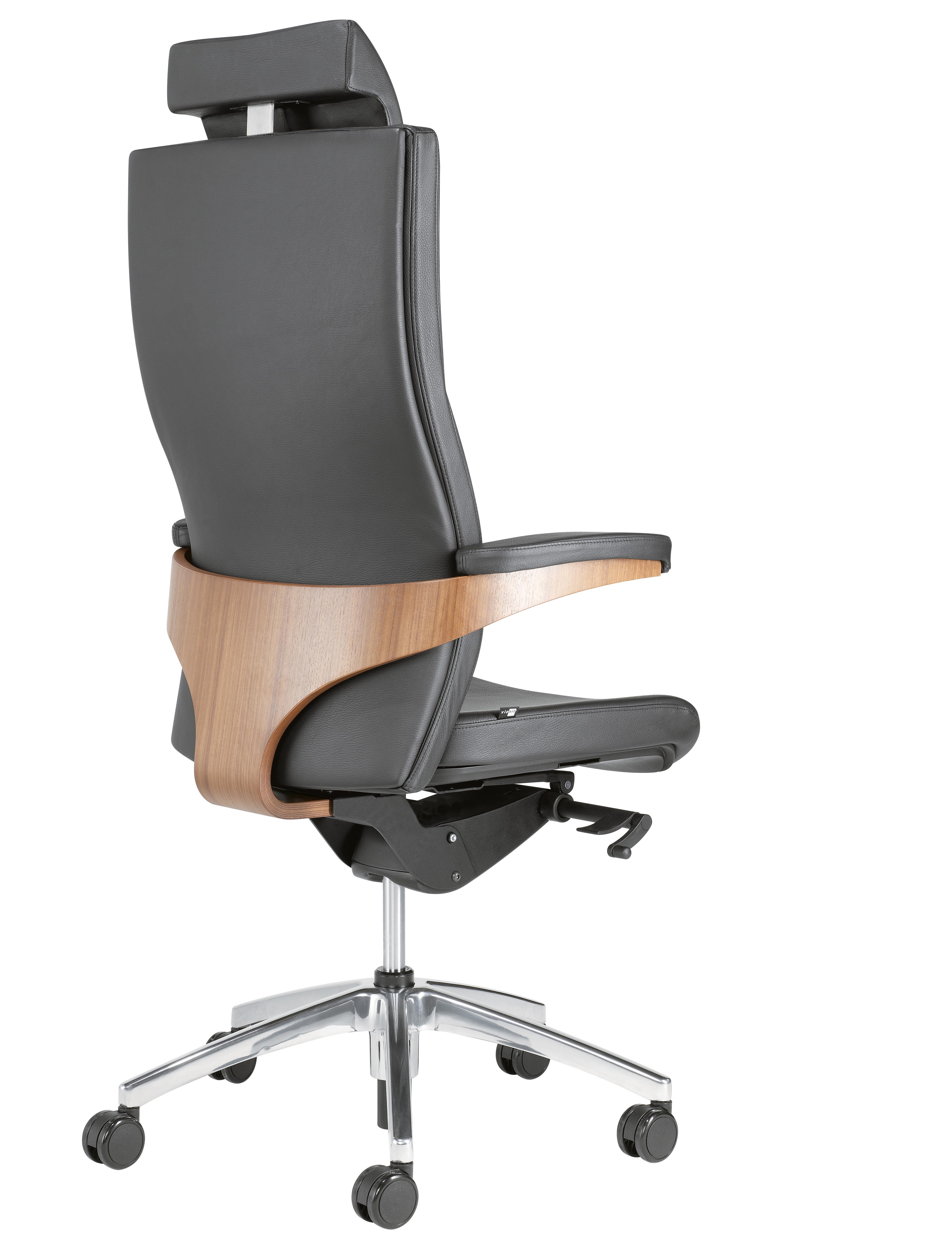 Viasit Toro ergonomische executive bureaustoel zijaanzicht