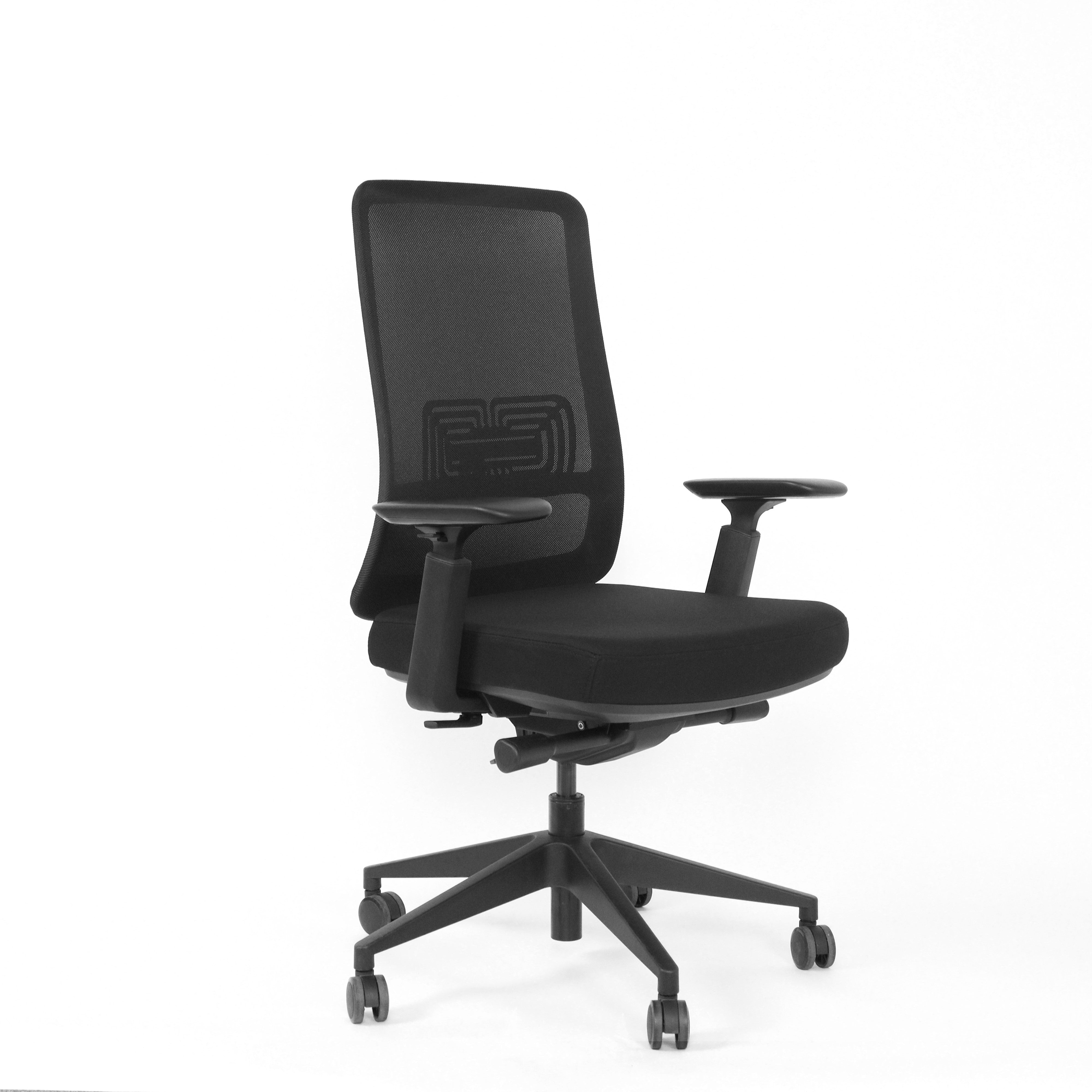 Ypilon ergonomische bureaustoel zwart NEN-EN 1335