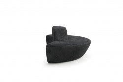 Detail van de zachte teddy bekleding van Forma Concave