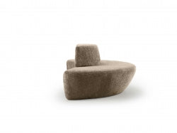 Zijaanzicht van de holle Forma Concave loungebank