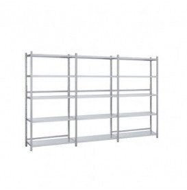 G3 verzinktes Fachbodenregal 200x100x60cm (HxBxT)