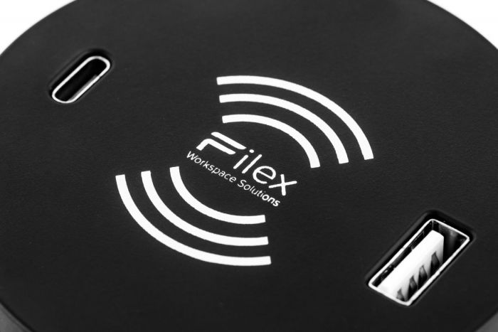 Power-Spot Wireless Charger USB A+C