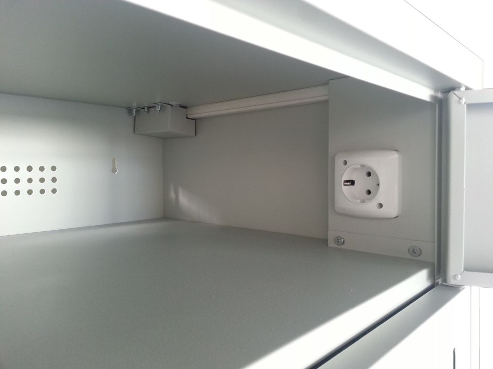 Laptopkast met laadstation 180x50x50