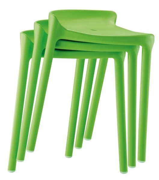 Happy 491 Hocker – Stapelbar und Kunststoff
