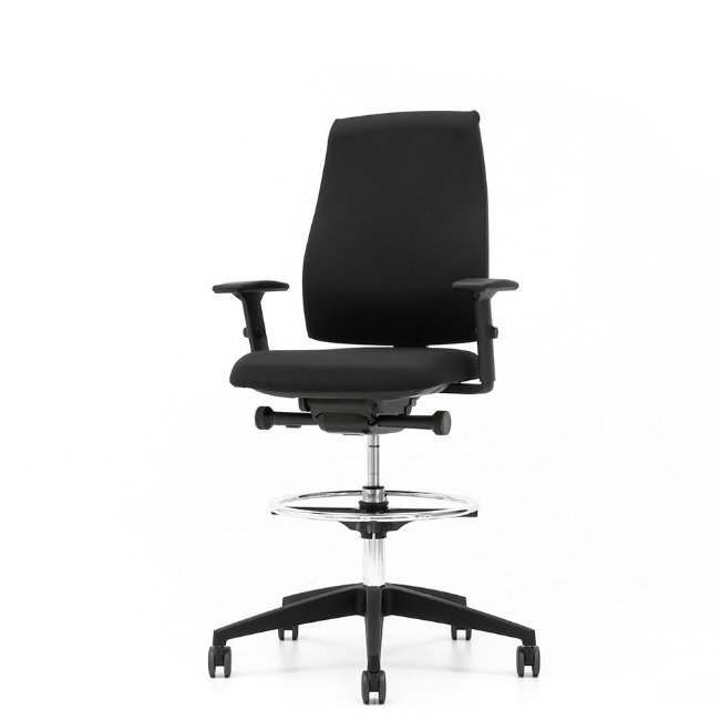 Prosedia bureaustoel Se7en Zwart LX001 comfort - NEN-EN 1335