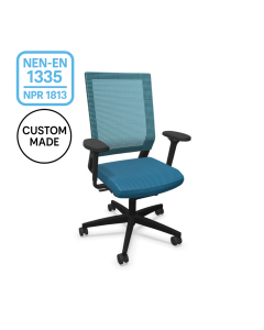 Viasit Impulse Netweave bureaustoel NPR NEN-EN 1335 ergonomisch met ademende rugleuning