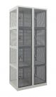 Gaas Locker 2 koloms 8-deurs 30cm – Pijlman kantoormeubelen – Zwolle – Amersfoort