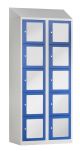 Premium locker acrylglas 10-deurs - 40cm - Pijlman kantoormeubelen – Zwolle - Amersfoort