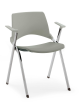  Stapelbare Stoel Serie 140, lichtgewicht en ergonomisch, met een stevig 4-poots frame en glasvezelversterkte polypropyleen zitting. Verkrijgbaar in diverse kleuren, stapelbaar tot 20 stuks op een trolley. Ideaal voor gebruik in kantoren, scholen, vergade