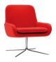 Loungefauteuil Coco-SW - rood - Pijlman kantoormeubelen - Zwolle