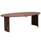 Ovale Eettafel Muiden Walnoot 240x110 cm