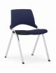 S140-30 Stapelbare Stoel met kunststof rug en gestoffeerde zitting, ergonomisch en comfortabel. Lichtgewicht en stapelbaar tot 20 stuks, ideaal voor gebruik in kerken, kantines, vergaderruimtes en zalen. Duurzaam stalen buisframe (31x17mm) in chroom of po