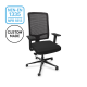 Viasit F1 NPR Netweave Bureaustoel met ademende netweave rugleuning, verstelbare zithoogte en zitdiepte. Het ergonomische ontwerp en synchroonmechanisme bieden langdurig comfort. Gecertificeerd volgens NEN-EN 1335 en NPR 1813, perfect voor gebruik in kant
