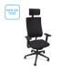 De Viasit Newback Bureaustoel + Neksteun is een ergonomische bureaustoel met een moderne uitstraling, ontworpen voor langdurig comfort. De stoel heeft een verstelbare zithoogte (40-52 cm) en zitdiepte (38-48 cm), een ergonomisch gevormde rugleuning en een
