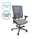 Afbeelding van de Viasit Scope Bureaustoel Netweave, een ergonomische bureaustoel met ademende netweave rugleuning en verstelbare zithoogte en zitdiepte. De stoel heeft een modern design, synchroonmechaniek met gewichtsregeling, en is gemaakt van duurzame
