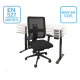 Zit-sta bureau Ergo 2 + Toleo Netweave Bureaustoel | Package deal!