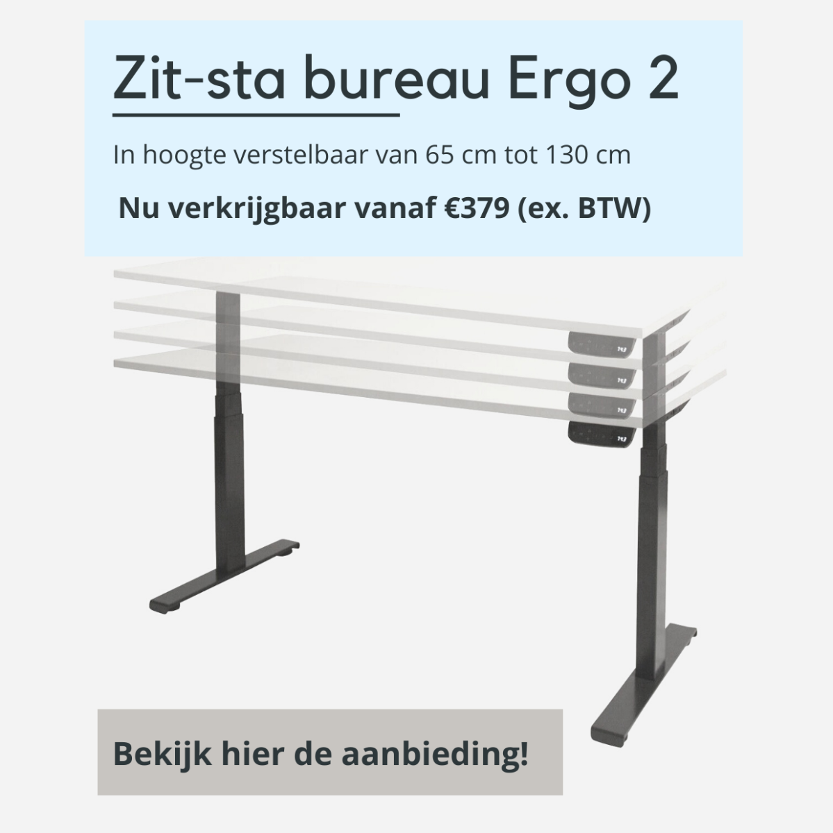 Zit-sta bureau actie